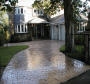 Concrete driveway